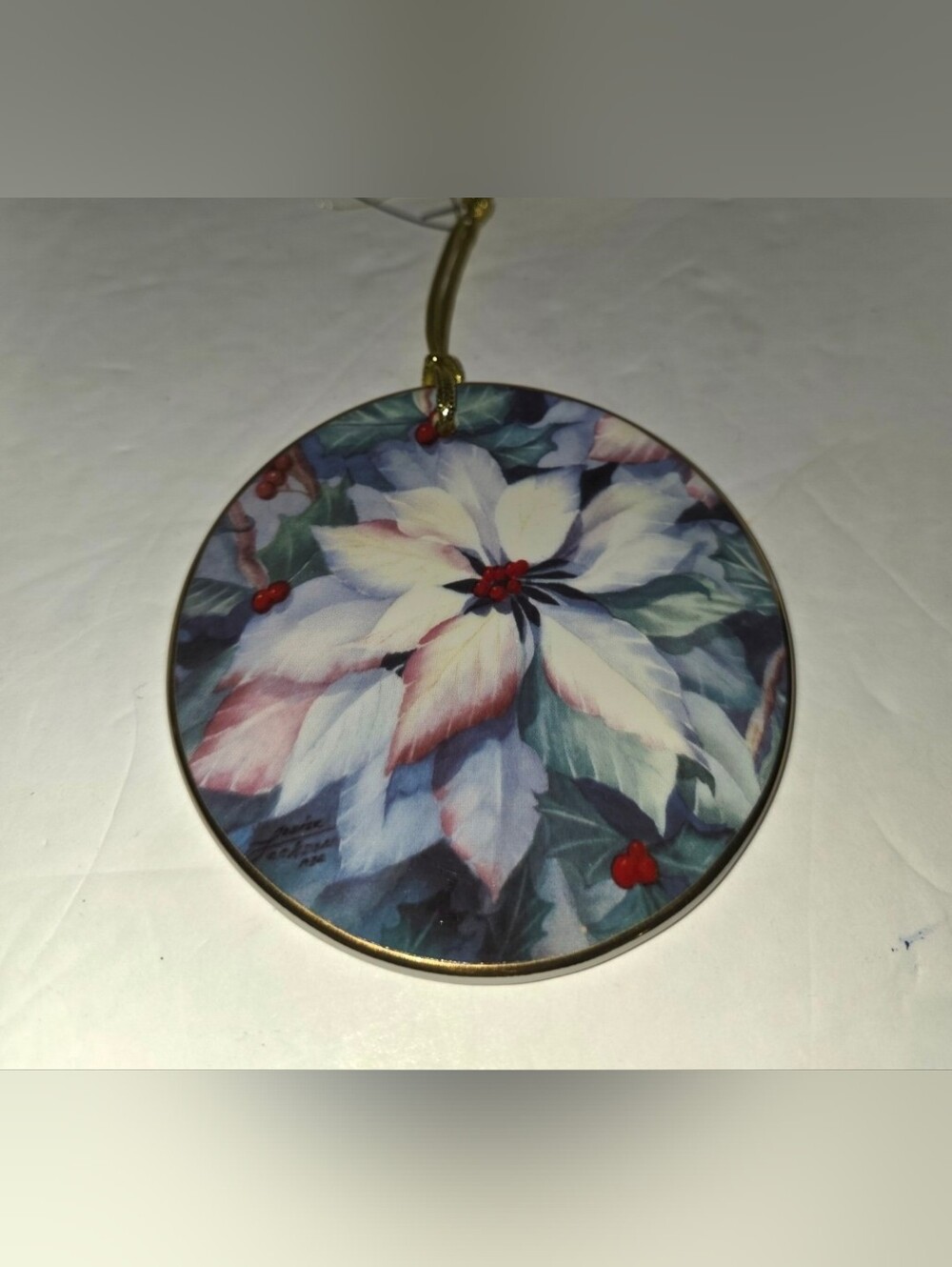 SOCIETY of DECORATIVE PAINTERS~ 2007 COMMEMORATIVE ORNAMENT ~LOUISE JACKSON